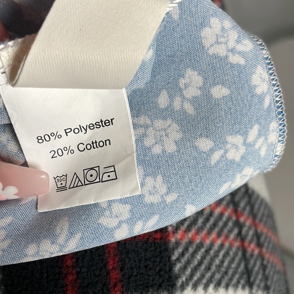 Sun skirt, large, blue and white, like new - Picture 3 of 3